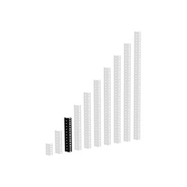 Adam Hall Mounting rail 6 HE (Pack of 1)