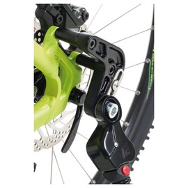 Hebie SB-verpackt, Adapter für Zur Befestigung von 0618 an Fahrrädern mit Disc-Aufnahme IS2000, INKL. Befestigungsschrauben, Lieferung ohne Ständer, Schwarz Unisex Adult, Black, One Size