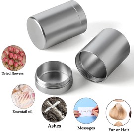 Small Urns for Human Ashes Keepsake Mini Cremation Urn for Adult Male Female Keepsake Memorial Ashes Holder for Women Men, Silver Blank