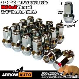 ARROW 20 FORD OEM FACTORY CHROME 14X2 LUG NUTS FOR 2003-2014 F150 EXPEDITION NAVIGATOR