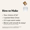 Keto Chow Chocolate Core (Unsweetened) - Keto Meal Replacement Shake