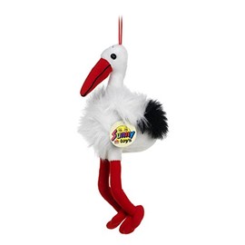 Sunny Toys 35614 – Plush Stork With Hanger – 27 cm