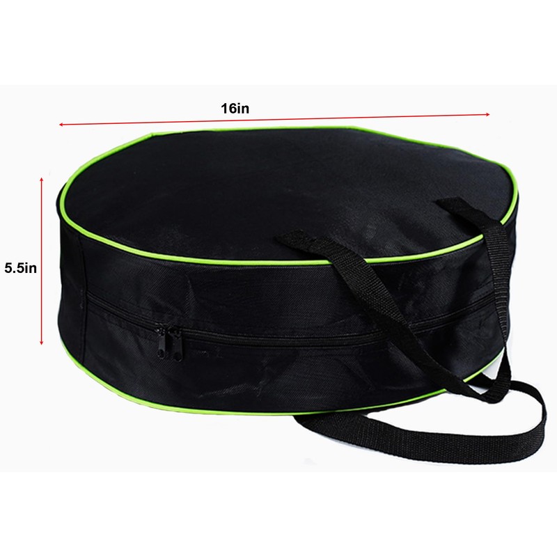 INLETTER Round Cable Organizer Bag - Heavy Duty Water Resistant