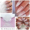 4 Boxes Nail Rhinestones Flatback Rhinestones Nail Charms Multi Shaped