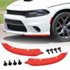 HTRACING Front Bumper Lip Splitter Protector Compatible with Charger SRT