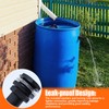 CODIRATO Pack of 4 1 Inch Water Butt Feed-Through Plastic