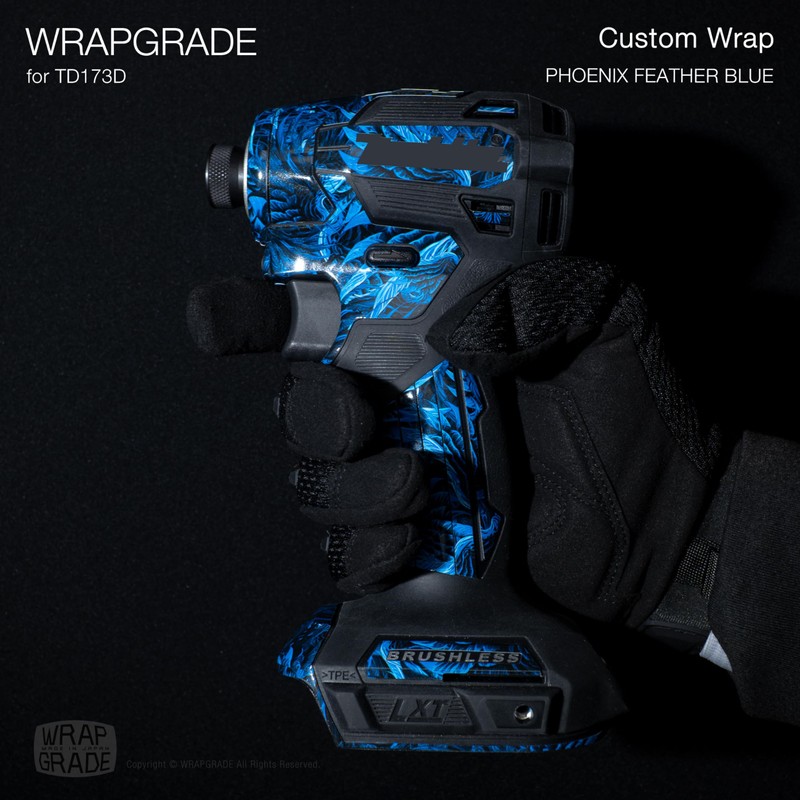 WRAPGRADE Custom Wrap Sticker Decal Compatible with Makita DTD173 18V
