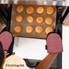 Frigidaire Sasha 2-Pack Cotton and Neoprene Mini Oven Mitts, Heat