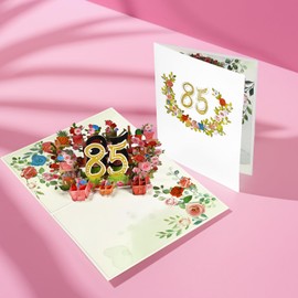 Magic Ants 85 Glorious Years Together - 85th Anniversary Greeting Card - A Testament to a Lifetime of Love and Happiness - All Purpose Pop Up Card for 85th Anniversary, 85th Birthday