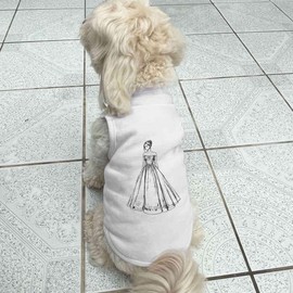 'Wedding Dress' Pet Dog/Cat T-Shirt (PT00133620)