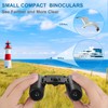AHFLRITO Compact Binoculars, Lightweight Foldable Small Binoculars for Adults and