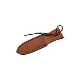 SZCO Supplies 10" Brown Genuine Leather Dagger/Knife Sheath