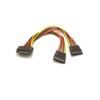 SATA 15 Pin Y Splitter 5 Wire Power Cable