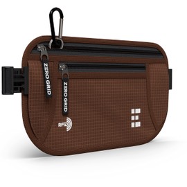 Money Belt for Secure Travel - RFID Blocking Slim Passport Holder - Hidden Waist Pouch for Cash, Credit Cards, Documents - Concealable Under Clothes, Water-Resistant Travel Belt for Men and Women