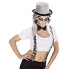 Skull Braces Accessory for Buccaneer Fancy Dress