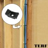 TERF® 20 Pcs Black Screw Mount Cable Tie Bases -