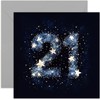 Starry Sky 21st Birthday Card for Her Him - Adult