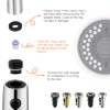 Kitchen Faucet Head Replacement with 15 Adapters, 3 Function Pull