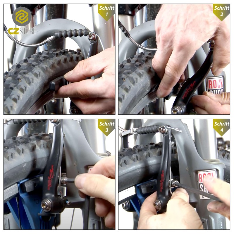 CZ Store® - Bicycle V-Brake Set - 8 Pieces Complete