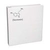 Seratonin Molecule Decal Notebook Car Laptop 5.5" (Black)