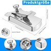 Kkluno Pack of 7 Magnetic Seam Guide for Sewing Machine,