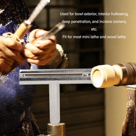 Lathe Tool Rest, 5/8 Inch Post Alloy Steel J Curved Lathe Tool Rest for Woodworking Wood Turning Lathe Turning Tool Rest, Wood Lathe Tools and Accessories