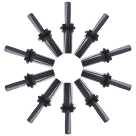 FLK Tech 5/8" Plug Wedges and Feather Shims Concrete Rock Stone Splitter Hand Tools 16mm (8, 5/8")
