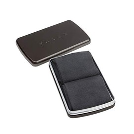 FALKE Airport Box Socks Pack of 2 Virgin Wool Cotton Men's Black Grey Blue Reinforced Men's Socks without Pattern Breathable Thick Plain with Gift Box 2 Pairs, Grey (Anthracite Melange 3080)