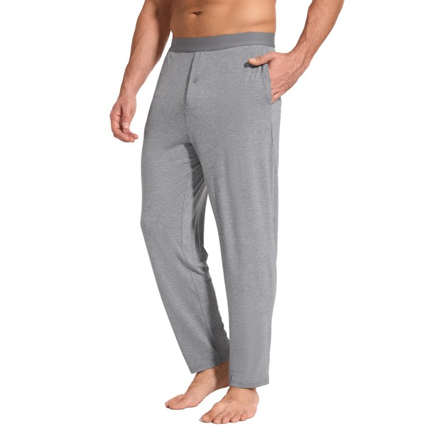 GYS Bamboo-Derived Viscose Men's Pajama Pants Soft Lounge Pants with