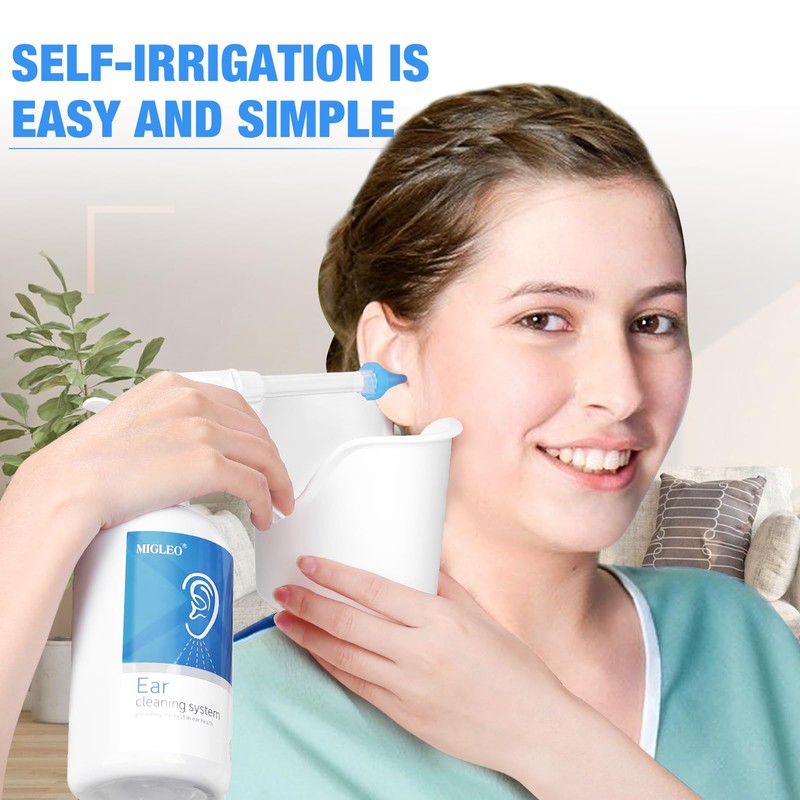 Earwax Removal Bottle - Manual Ear Wash System with 500ml