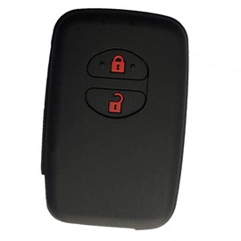 ZIAN Toyota Prius 30 Series Prius α Aqua 86 Vitz Corolla Smart Key Case Key Holder (MY-FT2J) (Black 2), black (2)