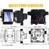 BOINE 4008-101-E65 12V Diaphragm Pump Water Pump 12V DC 3.0GPM
