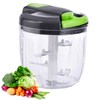 Ziweaye Manual Food Processor Vegetable Chopper, Portable Hand Pull String
