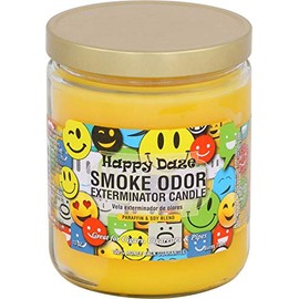 Smoke Odor Exterminator 13oz Jar Candles (Happy Daze, 2)