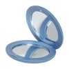 GOODY Compact Mirror - Blue, Double-Sided Easy-Grip Magnifying with...