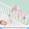 Elephant Spiral Pram Toys for Babies Soft Music Spiral Activity
