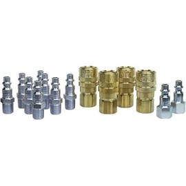 Milton M-Style KWIK-CHANGE Air Coupler and Plug Kit, 1/4" Flow NPT, 14-Piece (S-210-14)