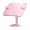 Lifting Reading Rack Adjustable Height Lightweight Portable Plastic Pink Book