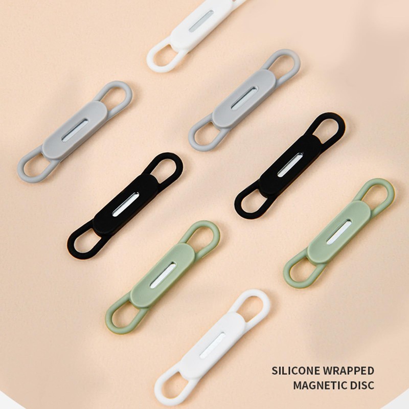 MEELYHOME 4 Pcs Magnetic Pen Holder for Desk, Refrigerator, Whiteboard,