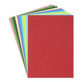 QUARKZMAN 20 Sheets of Coloured Coloured Paper, 8 x 11 Inch A4 Coloured Paper in Various Colours, 200 g/m²/75 lb Cardboard Paper for DIY Art, Scrapbooking, Card Making