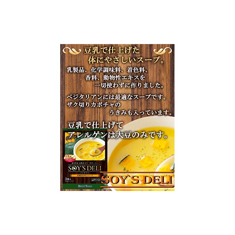 Soy's Deli Pumpkin Soup, 1.7 oz (49.5 g) x 6