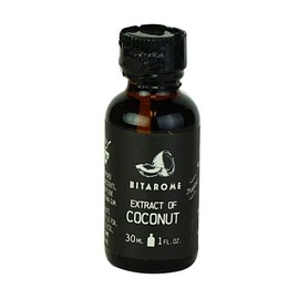 Bitarome Coconut Extract 30 ml | Premium unsweetened Coconut Extract, Great for flavouring Cakes, Macaroons, and savoury Dishes
