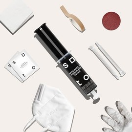 soto Appliance + Porcelain Repair Kit, Clear Epoxy Filler, 8-Piece Kit - High Strength Filler for Floor Tile, Kitchen Countertop Repair, Bathroom Tub and Tile, and More