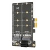 Adapter Card M.2 SATA to PCIE Dual Disk Array Card