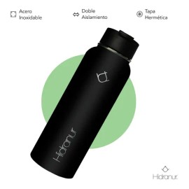 Termo Hidranur 40oz | 1.18L | Acero Inoxidable | Doble Aislamiento | Mantiene Frío 48h / Caliente 7h | Café, Té, Agua | Modelo 2