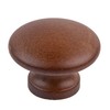 Walnut Wood Drawer Knob | Diameter: 1 1/4" | Wooden