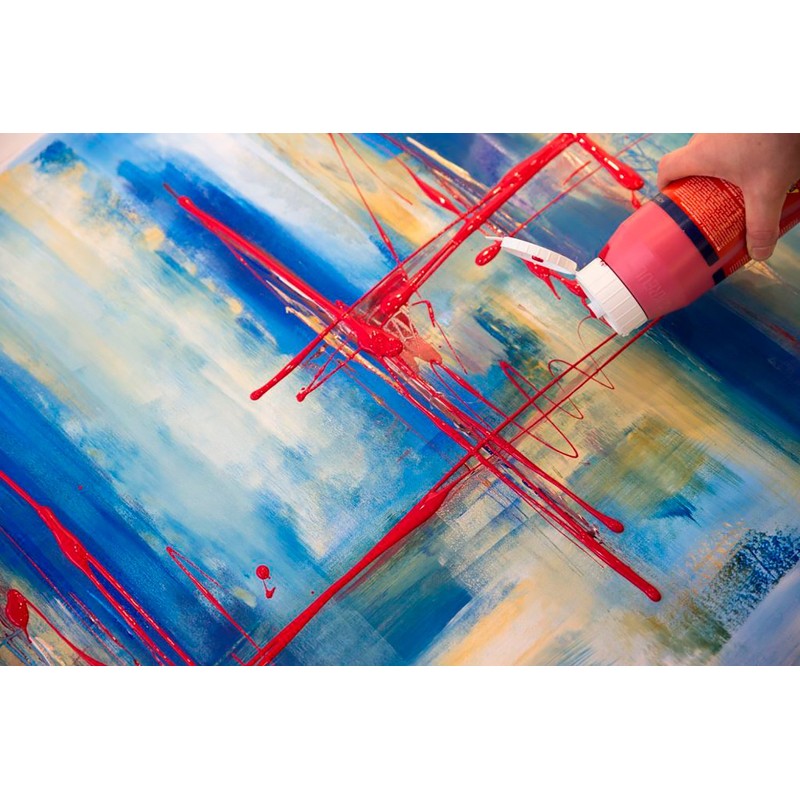 KREUL Solo Goya Triton S 17304 Acrylic Paint, Real Red,