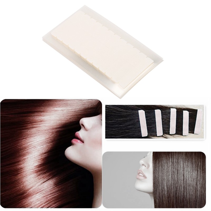 Hair Extension PU Hair Piece Double side Adhesive Tape 120pcs