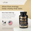 Organic Maca Root Capsules 1500mg - Made with Black, Red,
