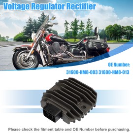 A ABSOPRO Spannungsregler Gleichrichter 5GT-81960-00-00 für Yamaha Grau